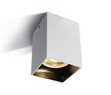 12105NA/W WEISS GU10 10W DARK LIGHT SQUARE