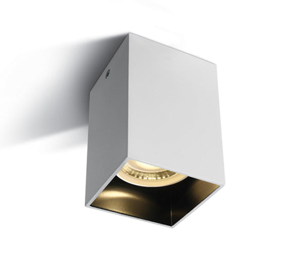 12105NA/W WEISS GU10 10W DARK LIGHT SQUARE