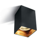 12105NA/B SCHWARZ GU10 10W DARK LIGHT SQUARE
