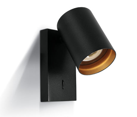 65105NA/B SCHWARZ GU10 10W DARK LIGHT mit SWITCH