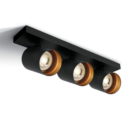 65305N/B SCHWARZ GU10 3x10W DARK LIGHT
