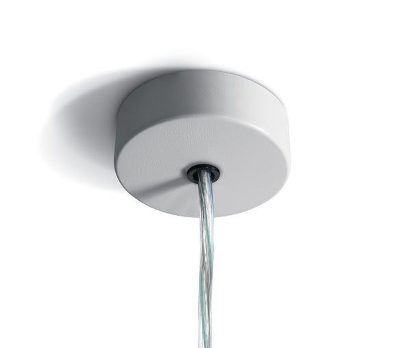 050122/W WEISS RUND SUSPENSION BASE FÜR PROFILS