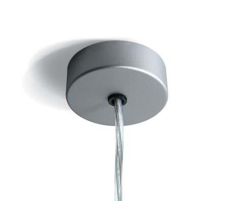 050122/G GRAU RUND SUSPENSION BASE FÜR PROFILS