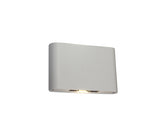 67412/W/W WEISS WALL LED 2x6W WW IP54 230V