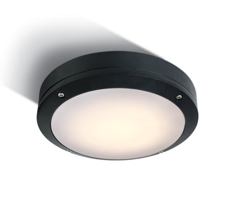67442/B/W SCHWARZ PLAFO 10W WW IP54 230V