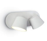 65740A/W/W WEISS WALL SPOT 2x6W WW IP20 230V