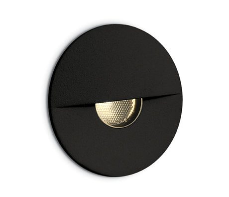 68070/B/W SCHWARZ WALL/STEP COB 1W WW IP65 350mA