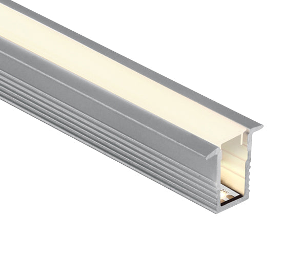 7901R/AL EINBAU PROFIL 2m + PC opal Abdeckung