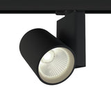 65614NT/B/C SCHWARZ COB 42W CW TRACK SPOT 230V