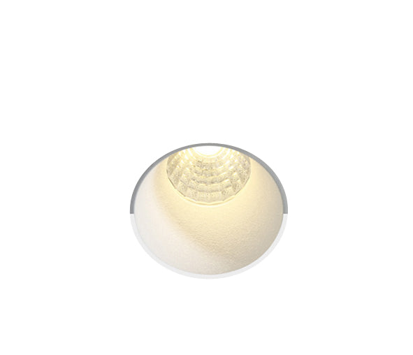 10103BTR/W/W WEISS LED  3W WW 36° 350mA IP20 TRIMLESS
