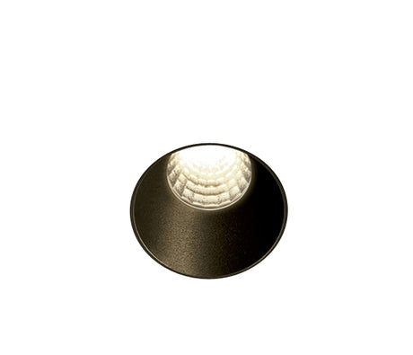 10103BTR/B/W SCHWARZ LED 3W WW 36° 350mA IP20 TRIMLESS