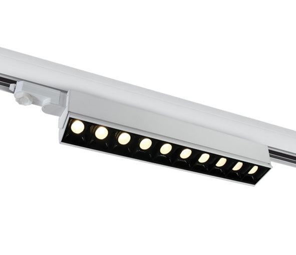 65024T/W/W WEISS COB 10x5W WW TRACK LIGHT ADJUSTABLE 230V