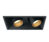 51211C/B/W SCHWARZ COB 2x11W WW IP20 38° 230V ADJUSTABLE