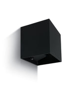 67398C/B/W SCHWARZ WALL 2x3W WW IP54 DARK LIGHT 100-240V