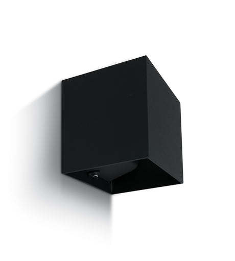 67398C/B/W SCHWARZ WALL 2x3W WW IP54 DARK LIGHT 100-240V