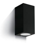 67426A/B SCHWARZ WALL LIGHT GU10 2x10W IP65