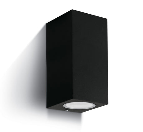 67426A/B SCHWARZ WALL LIGHT GU10 2x10W IP65