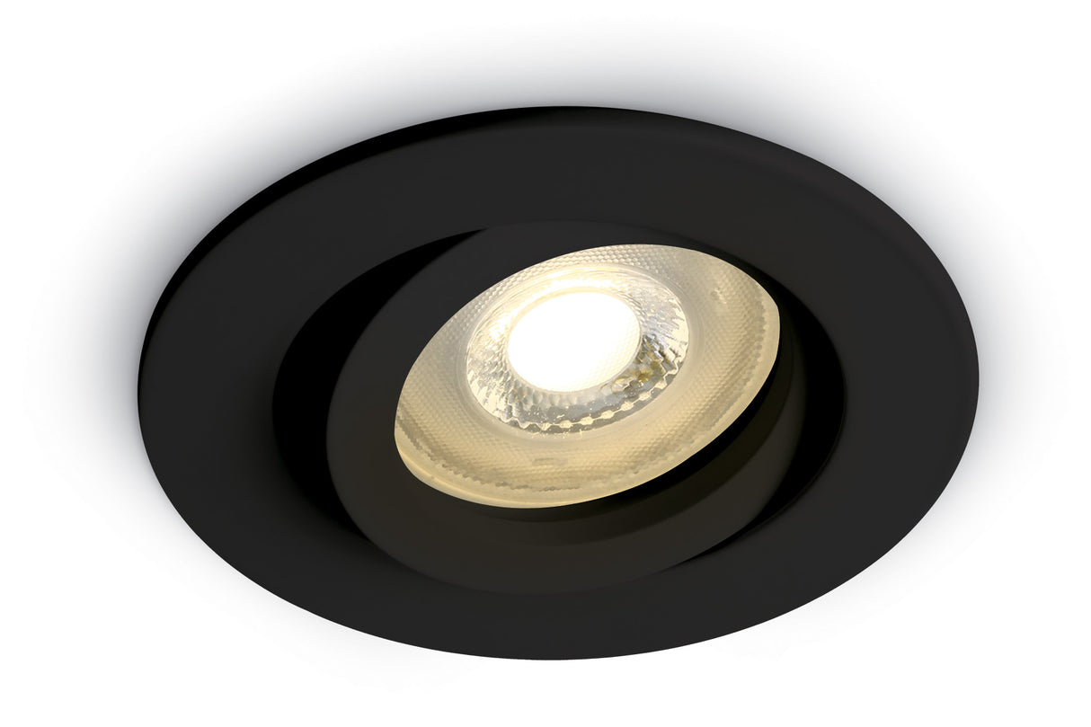 11105A1/B SCHWARZ ADJUSTABLE GU10 10W