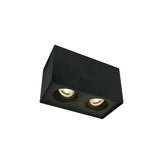 12205YA/B SCHWARZ GU10 2x10W ADJUSTABLE SQUARE 100-240V