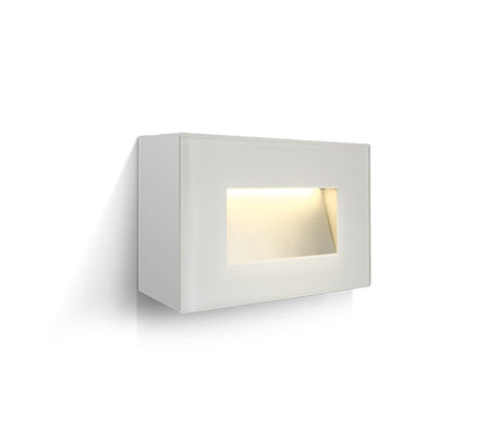 67076/W/W WEISS IP65 LED 4W WW 230V