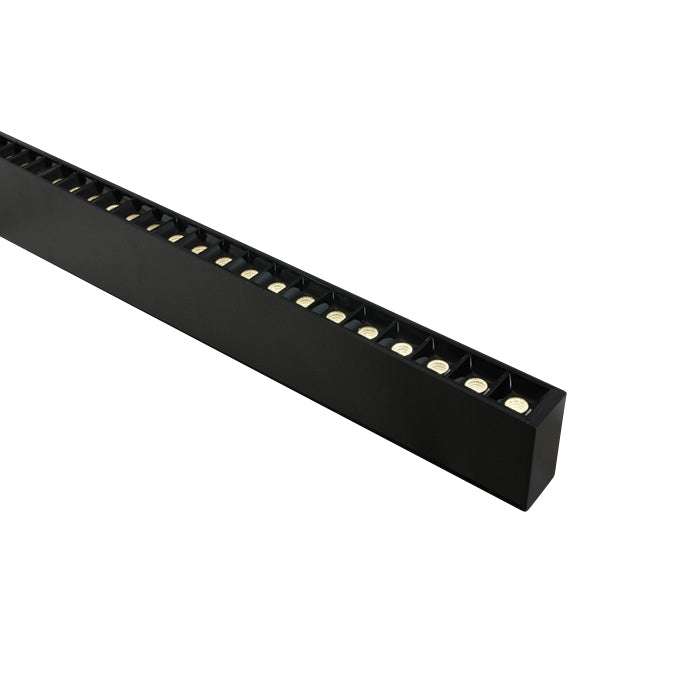 38150B/B/W SCHWARZ 48x SPOTS UGR17 40W WW 1300mm 34° 230V