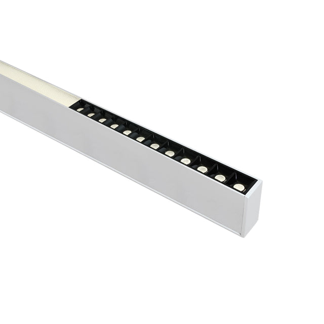38150C/W/C WEISS 24x SPOTS + Abdeckung UGR19 40W CW 1200mm