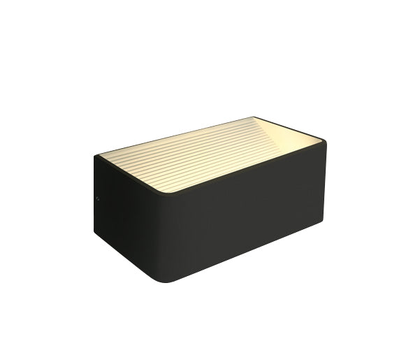 67466B/B/W SCHWARZ WALL LIGHT LED 6W WW IP20 230V
