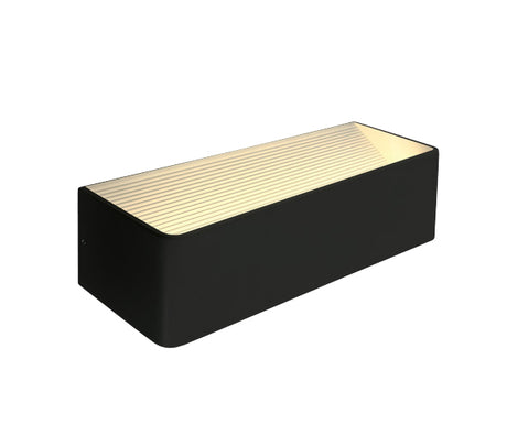 67466C/B/W SCHWARZ WALL LIGHT LED 12W WW IP20 230V