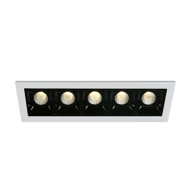 50502B/W/W WEISS 5x2W WW IP20 700mA DIMMBAR