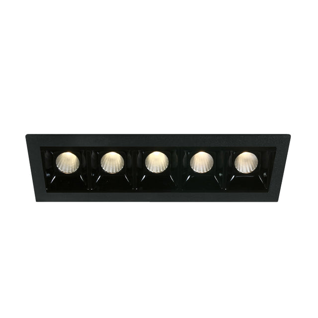 50502B/B/W SCHWARZ 5x2W WW IP20 700mA DIMMBAR