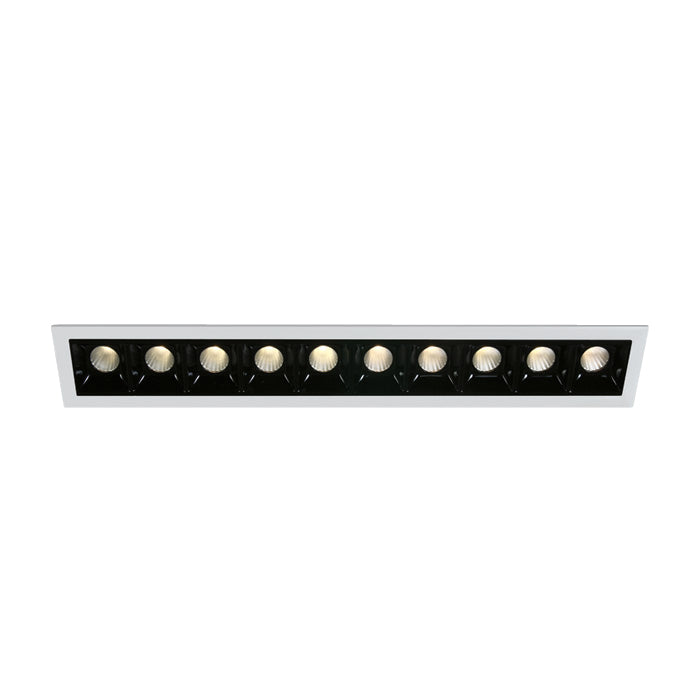 50902B/W/W WEISS LED 10x2W WW 30° IP20 700mA DIMMBAR