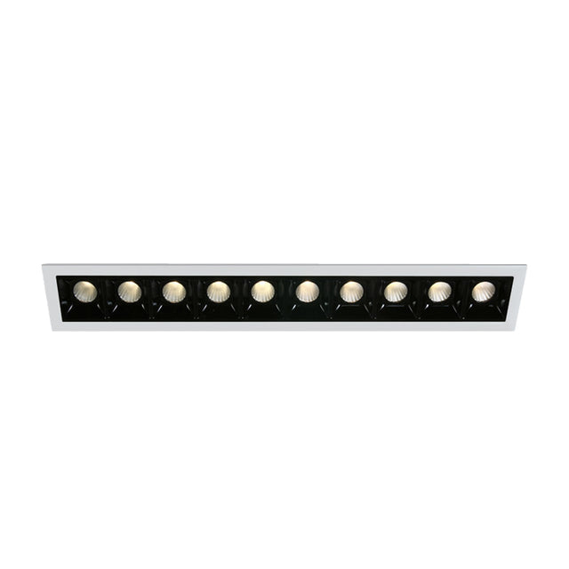 50902B/W/W WEISS LED 10x2W WW 30° IP20 700mA DIMMBAR