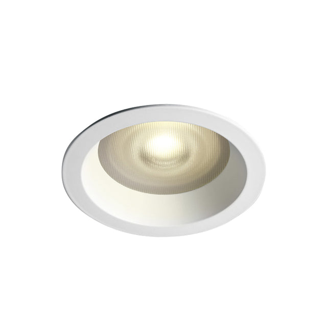 10105R2P/W WEISS PRISMATIC GU10 10W IP65 DARK LIGHT