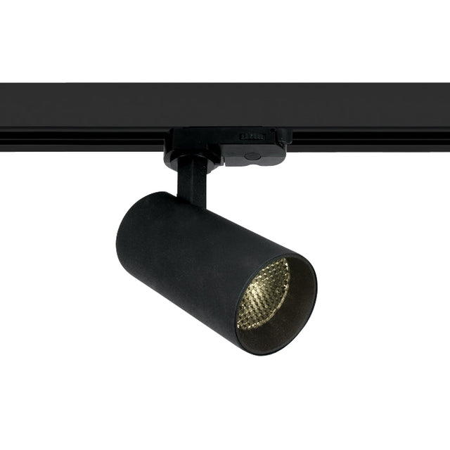 65524T/B/W SCHWARZ COB 12W WW HONEYCOMB TRACKSPOT 230V