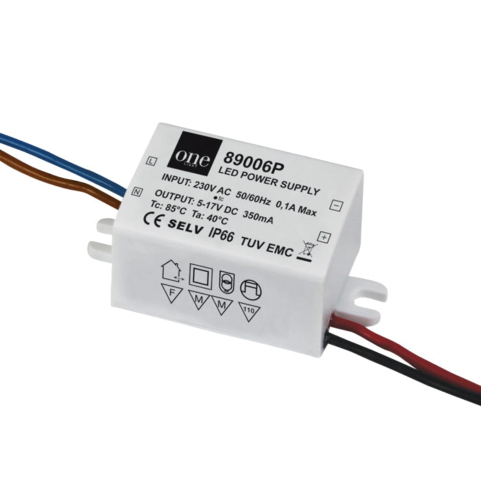 89006P TREIBER 350mA 2-6W IP66 230V