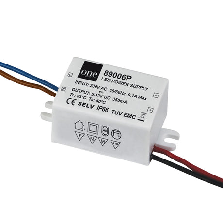 89006P TREIBER 350mA 2-6W IP66 230V