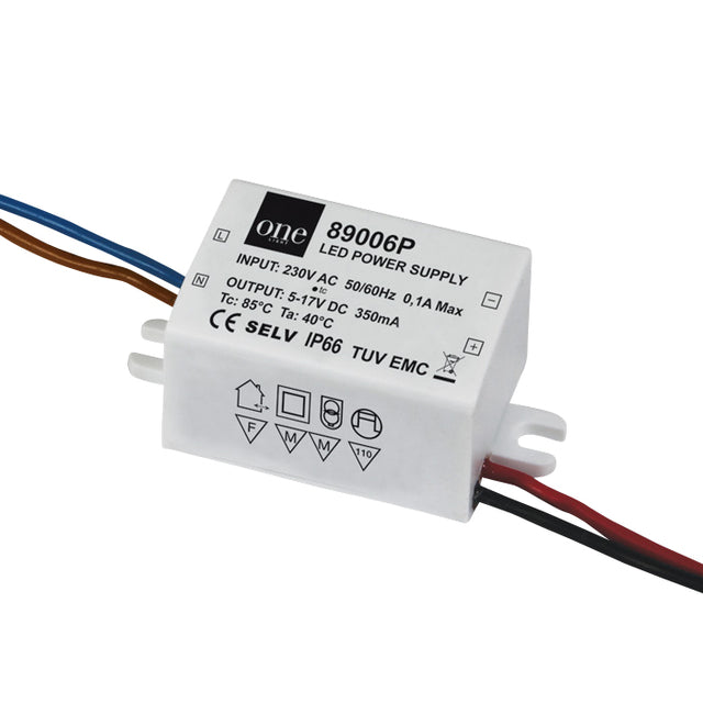 89006P TREIBER 350mA 2-6W IP66 230V