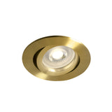 11105A1/BBS GEBÜRSTETES MESSING ADJUSTABLE GU10 10W
