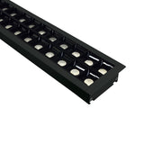 38150BR/B/C SCHWARZ EINBAU 96x SPOTS UGR17 40W CW 1300mm 34°