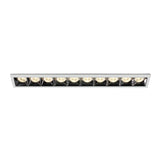 50006B/W/W WEISS LED 40W WW 38° IP20 230V