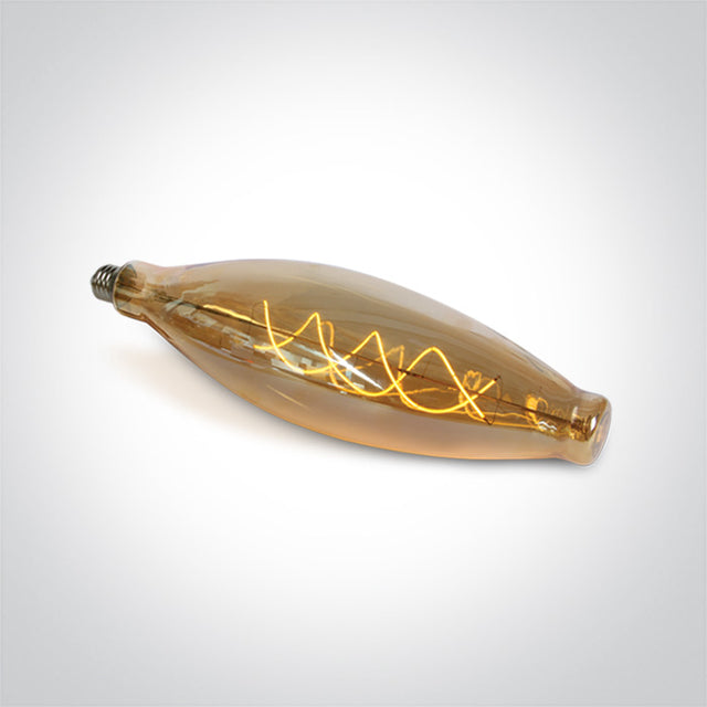 LED Lampe Deko E27 8W 2700K 220-240V IP20 dunkelchrom