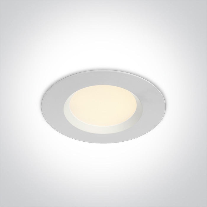 10107UV/W/V WEISS SMD LED UGR19 7W CCTV IP44 230V