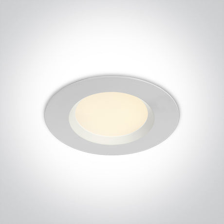 10107UV/W/V WEISS SMD LED UGR19 7W CCTV IP44 230V