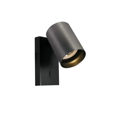 65105NA/MG METAL GRAU GU10 10W DARK LIGHT mit SWITCH