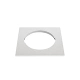 050182RA/W WEISS Dekorativer Sockel quadratisch
