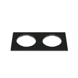050182RB/B SCHWARZ Dekorativer Sockel quadratisch DOUBLE