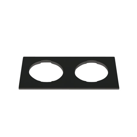 050182RB/B SCHWARZ Dekorativer Sockel quadratisch DOUBLE