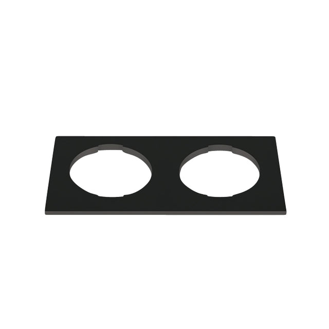 050182RB/B SCHWARZ Dekorativer Sockel quadratisch DOUBLE