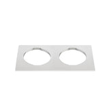 050182RB/W WEISS Dekorativer Sockel quadratisch DOUBLE