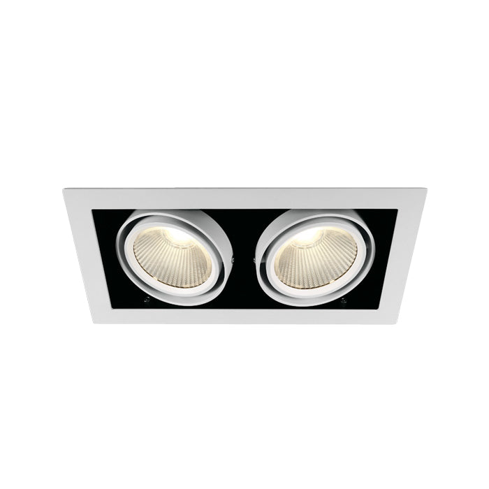 51230/W/W WEISS COB 2x30W WW 38° 230V